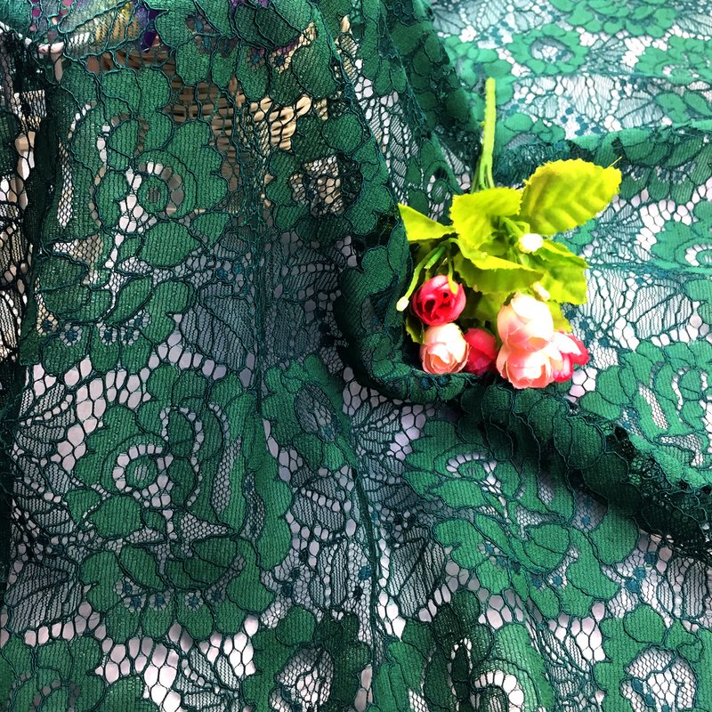 Lace Fabric Dress Cutwork Nylon for Women's Wear Wholesale Supplier 18